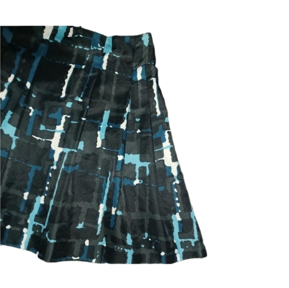 Express Teal Skater Skirt - Picture 2 of 3